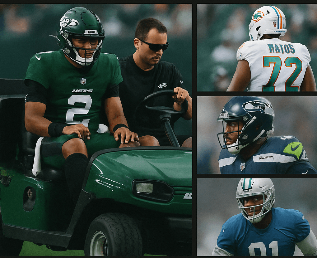 Training Camp Chaos: Jets Injuries, Dolphins Scare, and Rising Questions Define NFL&nbsp;Landscape