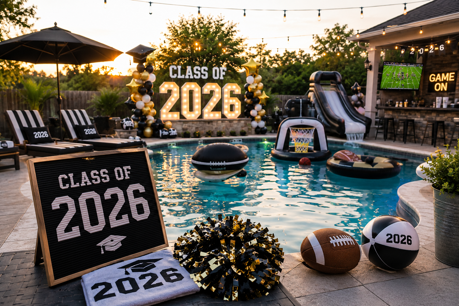 How We’re Getting the Pool Ready for Graduation Parties in Texas This Summer