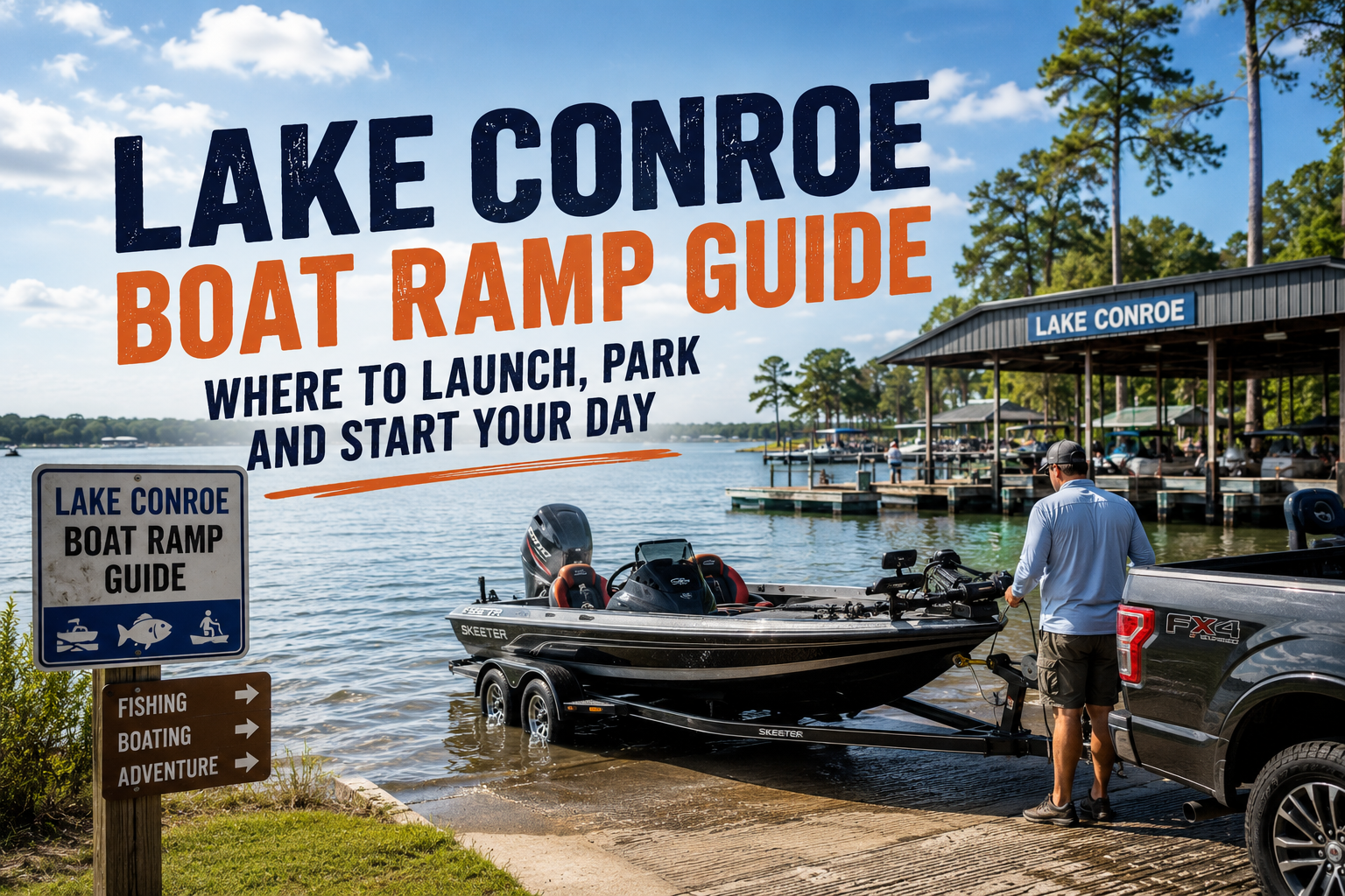 Lake Conroe Boat Ramp Guide: Where to Launch, Park and Start Your Day