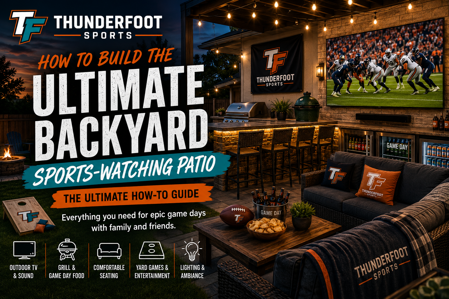 How to Build the Ultimate Backyard Sports-Watching Patio