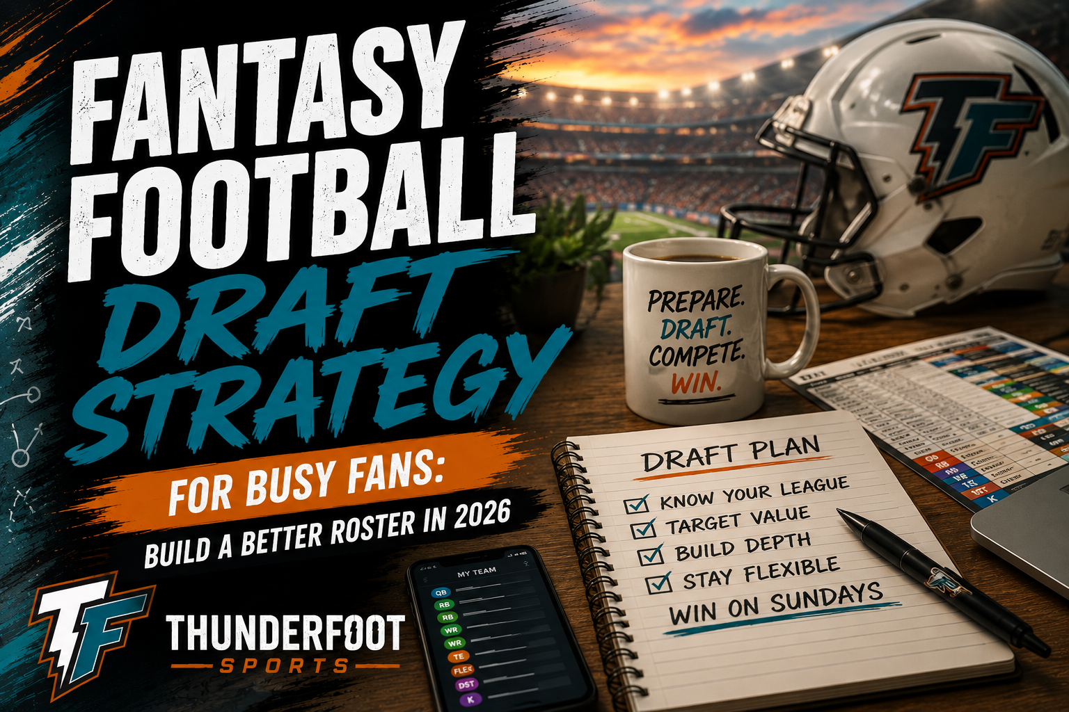 Fantasy Football Draft Strategy for Busy Fans: Build a Better Roster in 2026