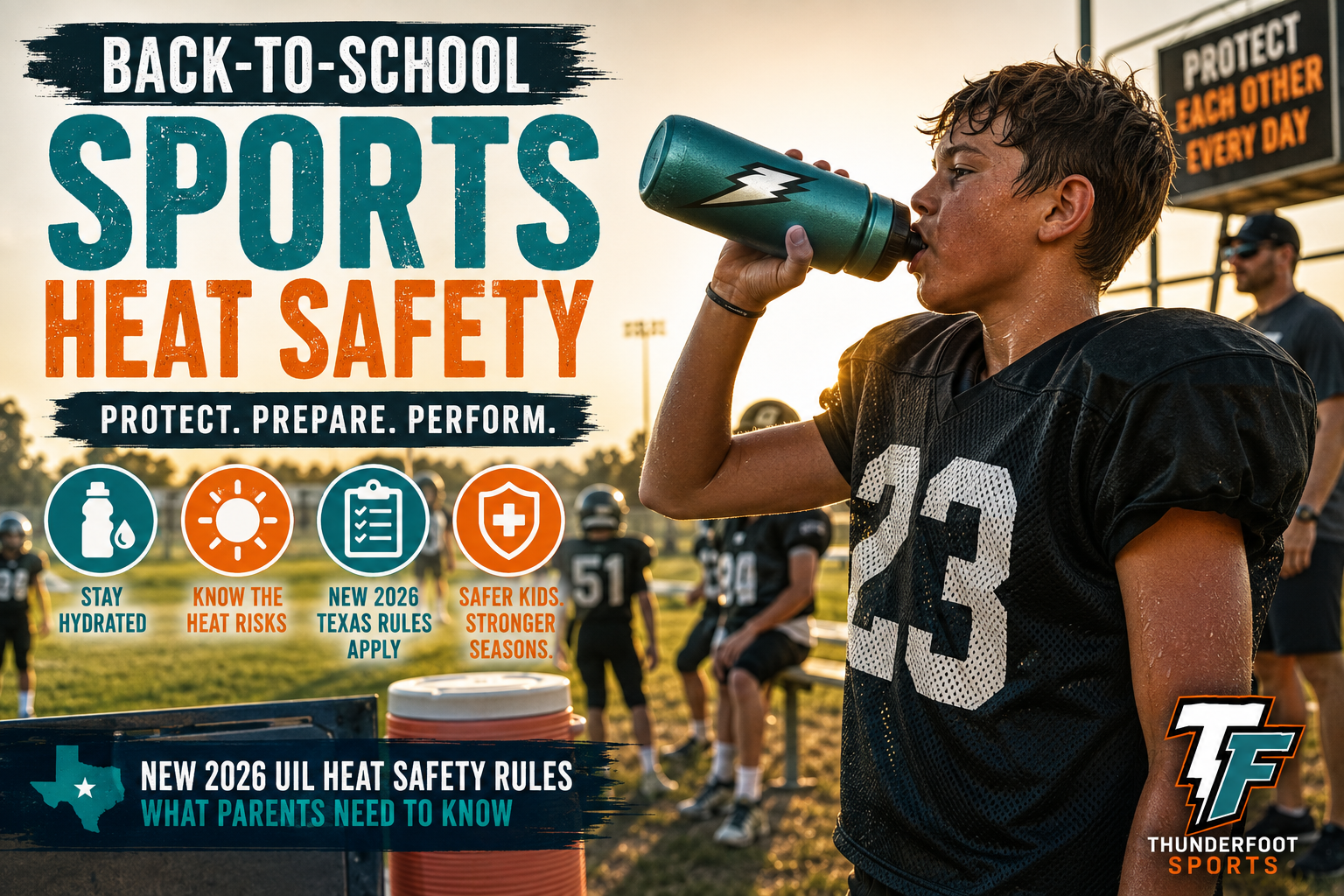 Back-to-School Sports Heat Safety in Texas: What Parents Need to Know About the New 2026 Rules