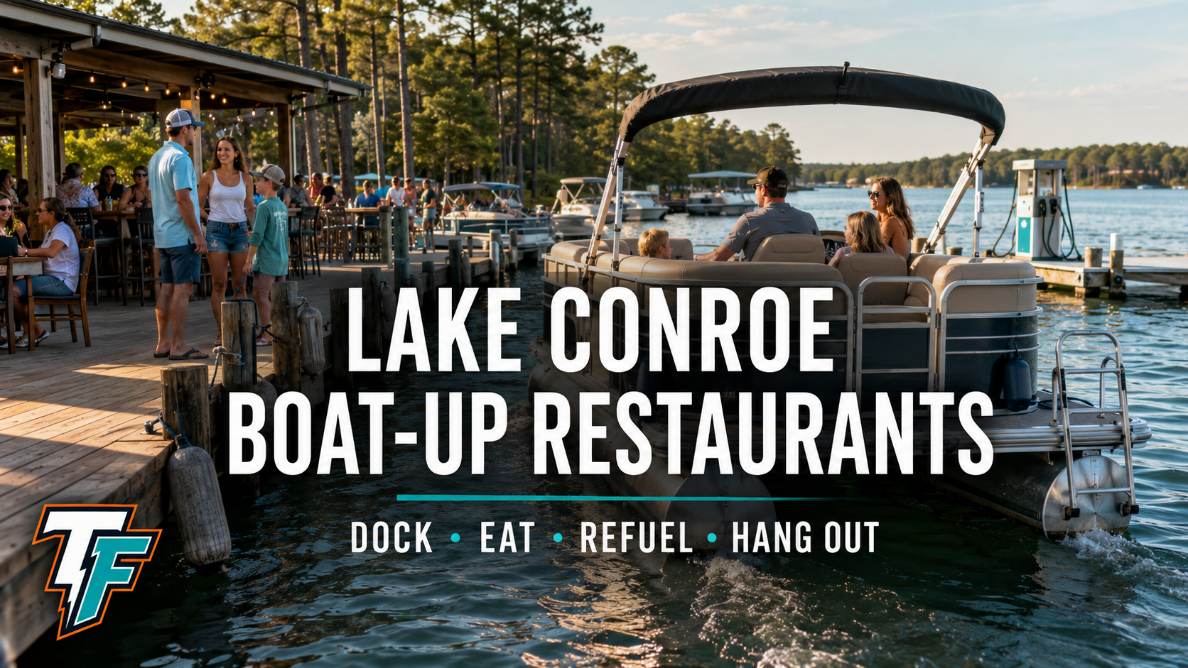Lake Conroe Boat-Up Restaurants: Where to Dock, Eat, Refuel and Hang Out