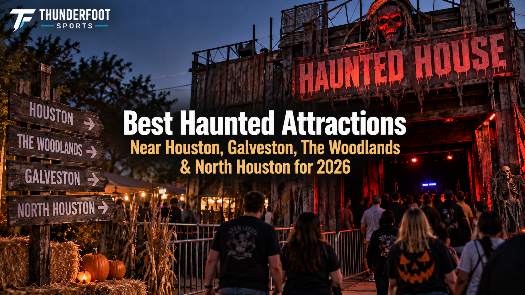 Best Haunted Attractions Near Houston, Galveston, The Woodlands & North Houston for 2026