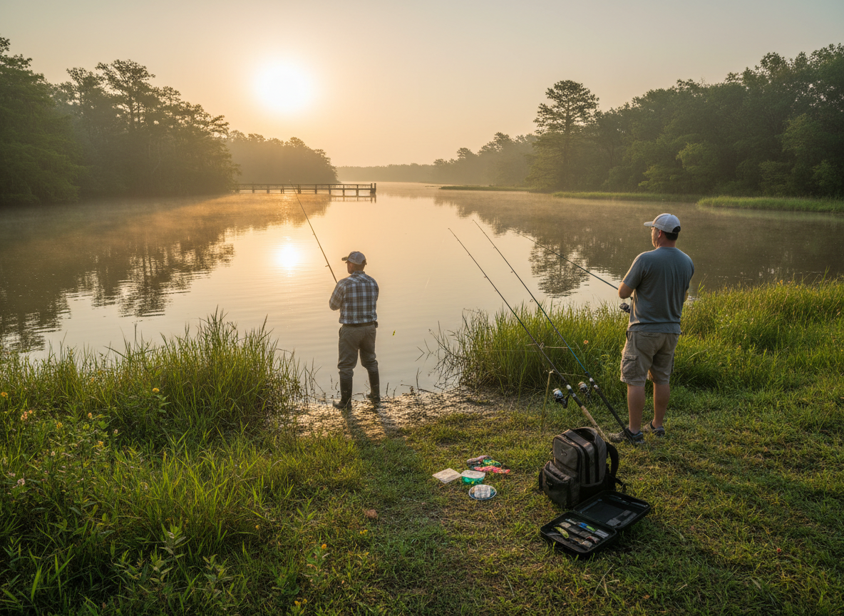 Best Places to Fish Without a Boat Near Houston