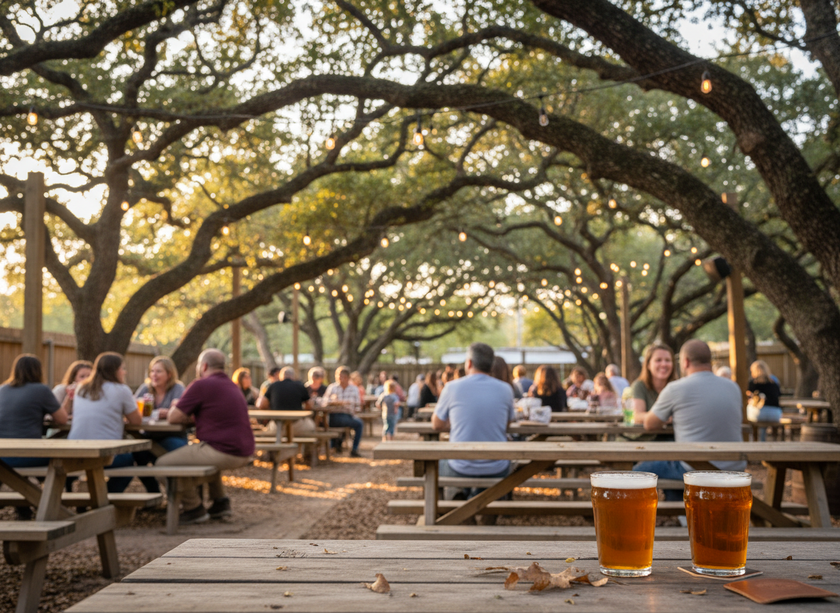 6 Texas Brewery Patios Worth Visiting This Fall