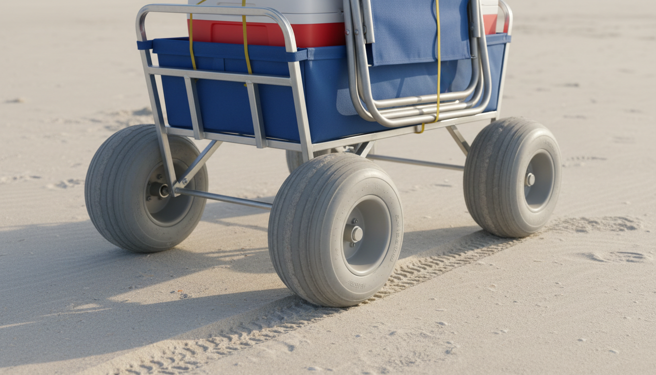 Beach Wagon Wheels Explained: What Works on Soft Gulf Coast Sand