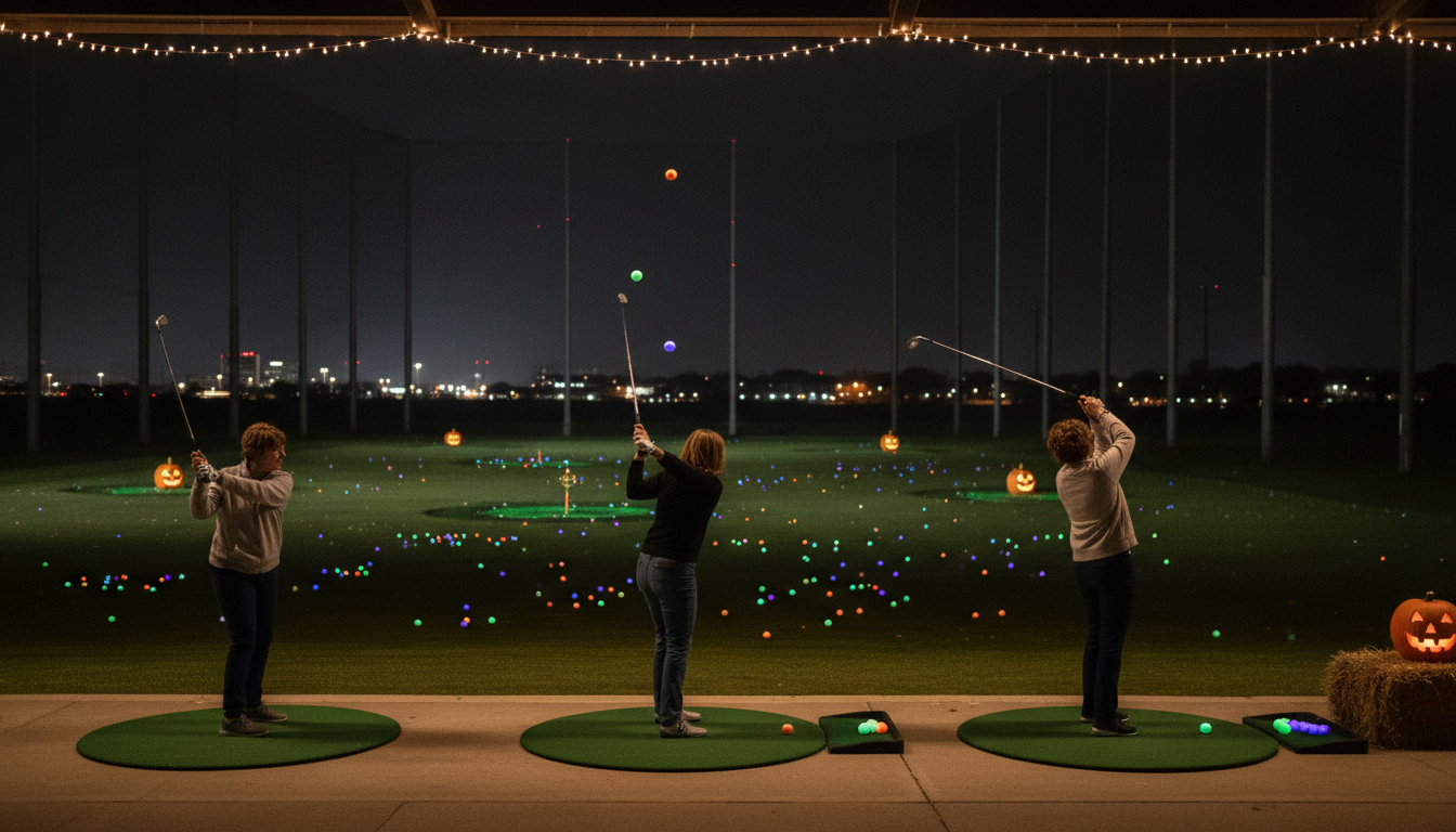 Goblins & Glow Golf in Denton: Friday Night at the Driving Range, Not Another Haunted House