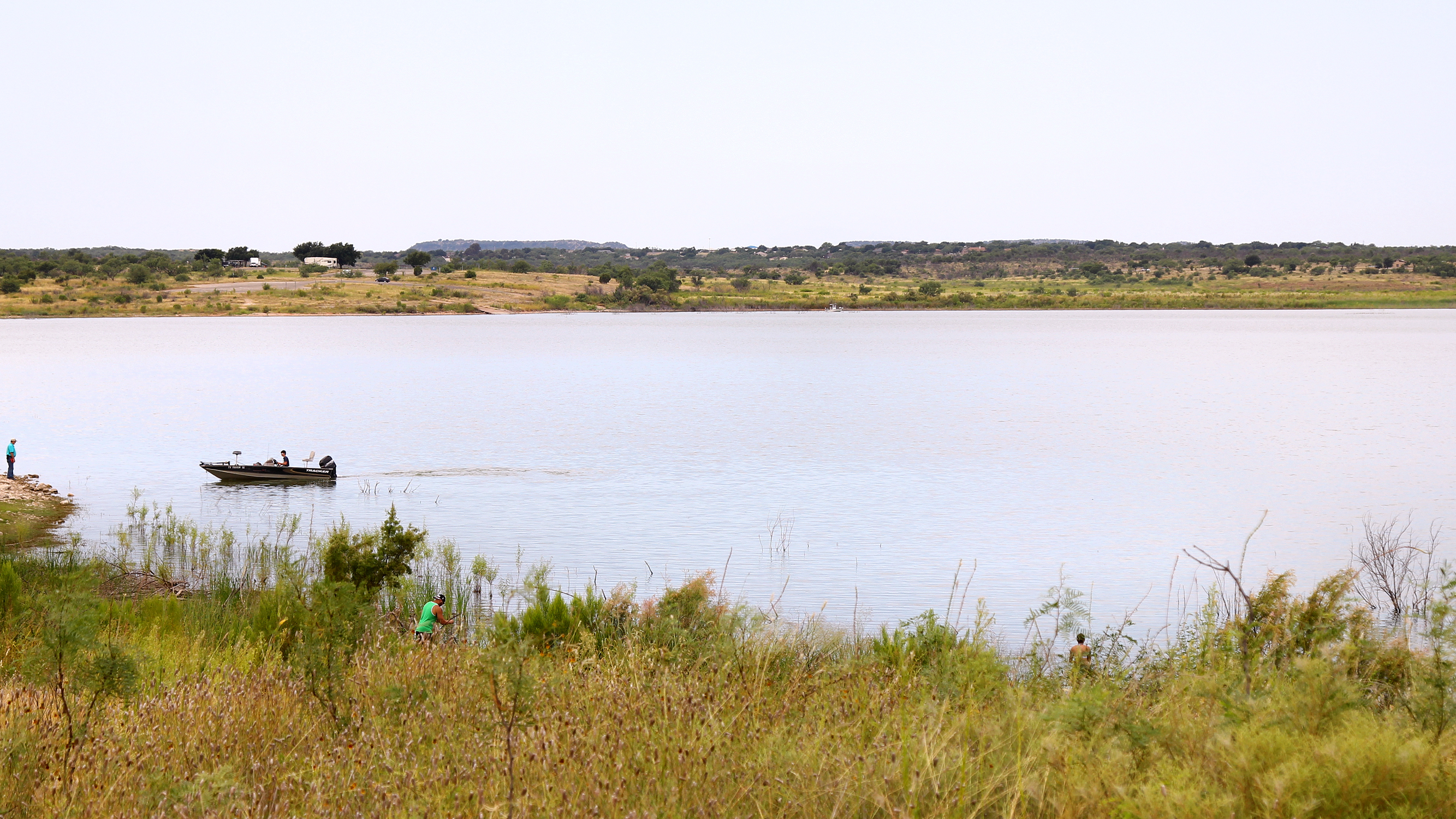 Actual landscape at San Angelo State Park looking toward Fisher Lake, photographed 2019; daytime archive, not Oct 23 night sky or star party.