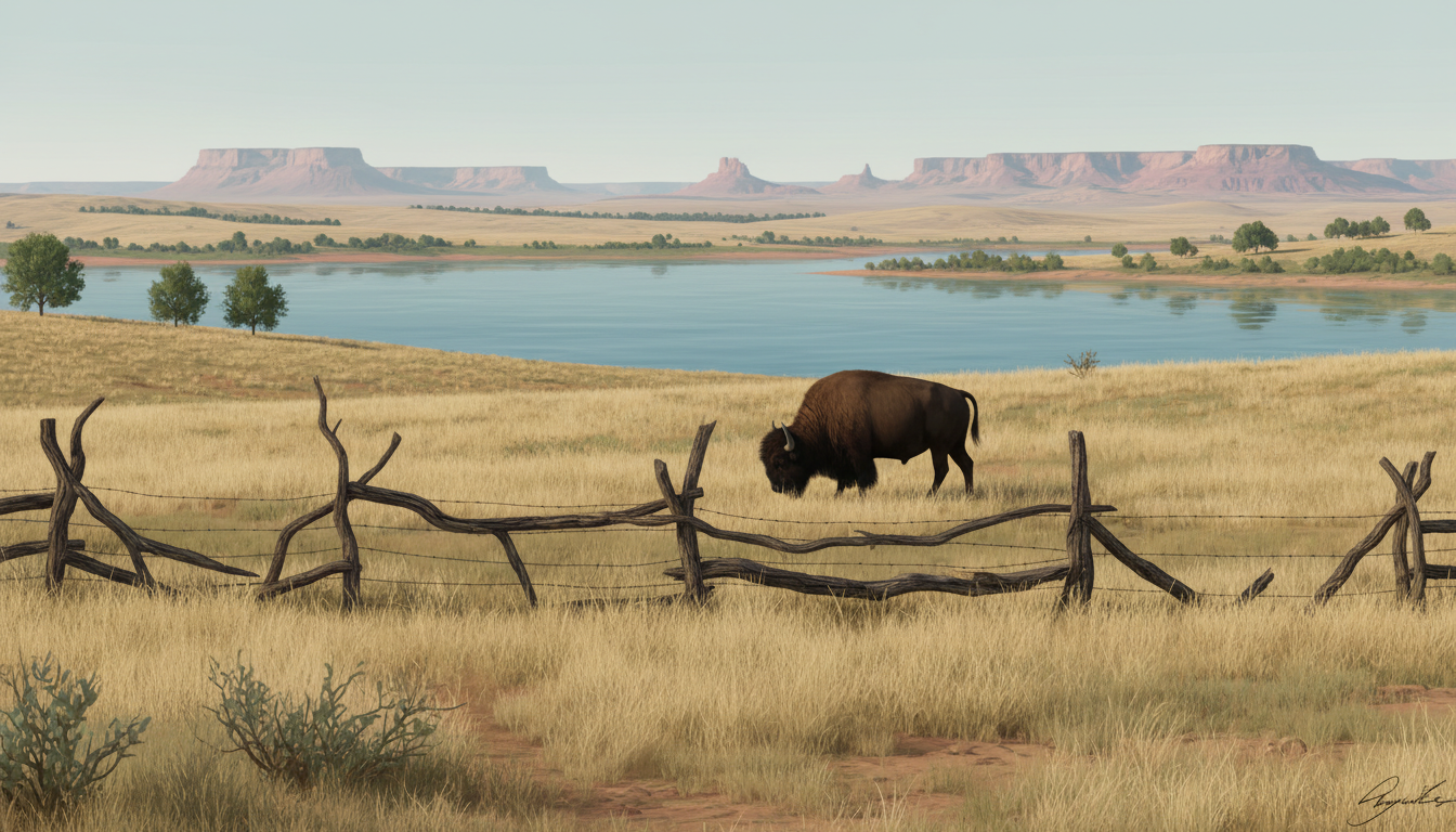 San Angelo’s Wild Side: Bison, Fossil Tracks and a West Texas Trail Day